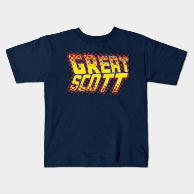 Great Scott Kids T-Shirt by JohnLucke